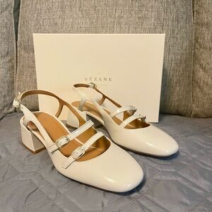 NIB Sézane  Paula Babies in Ecru